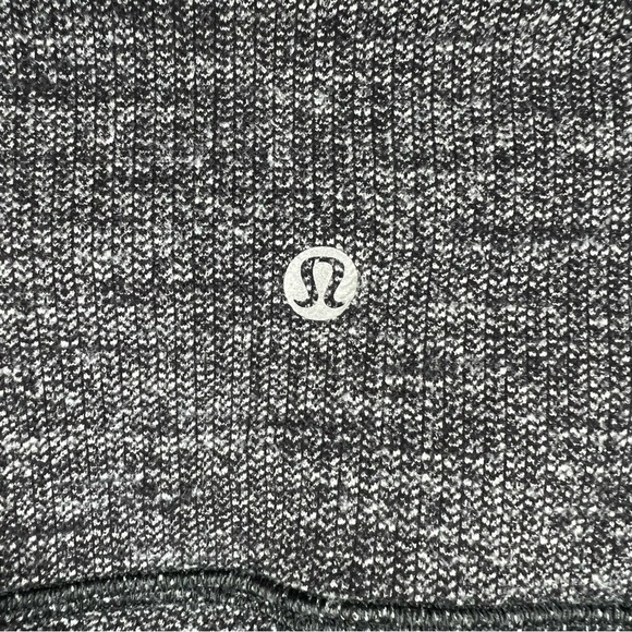 Lululemon Heathered‎ Black Wunder Under High Rise Knit Leggings - Picture 3 of 5